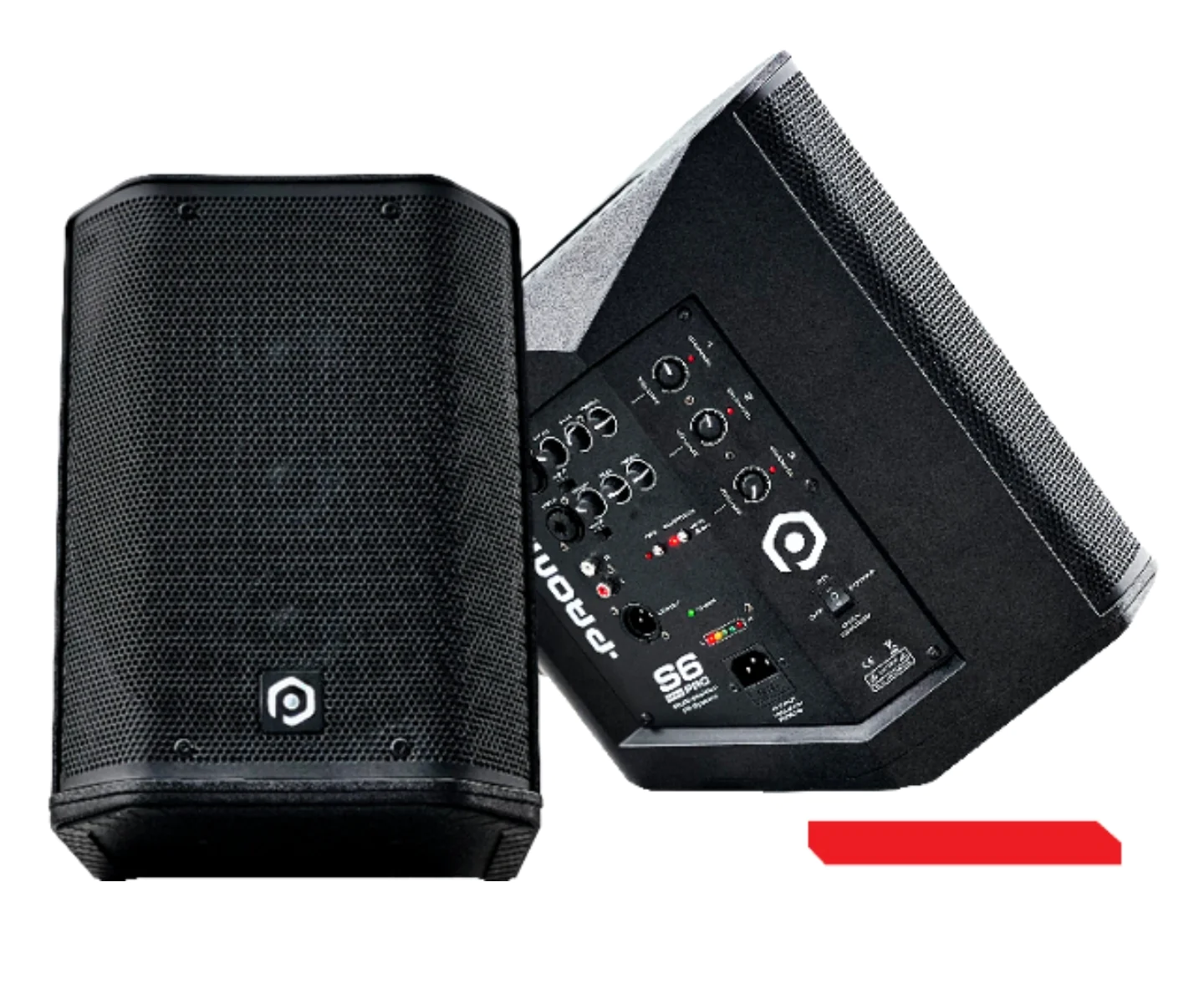 S6Pro Cabina Profesional Activa 6.5” Portatil PROMAX parlante 6.5 activo portatil sonido profesional surtiradio